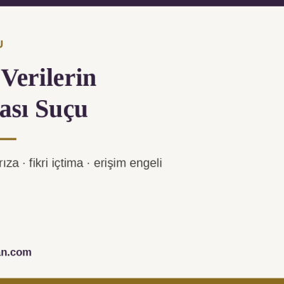 Kişisel verilerin yayılması suçu konulu makale kapak görseli