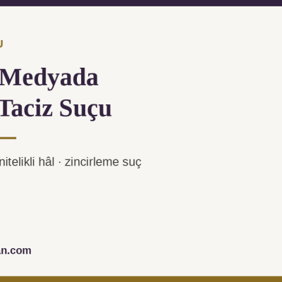 Sosyal medyada cinsel taciz suçu konulu makale kapak görseli