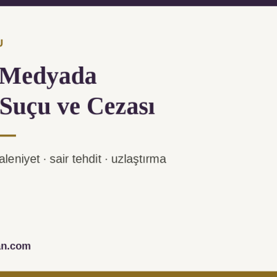 Sosyal medyada tehdit suçu ve cezası konulu makale kapak görseli